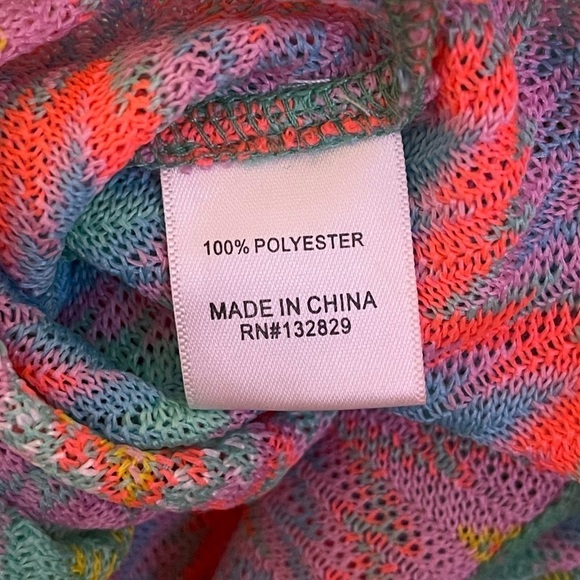 Lovers + Friends revolve Sharon Top in Neon Multi women’s size small - Picture 6 of 7